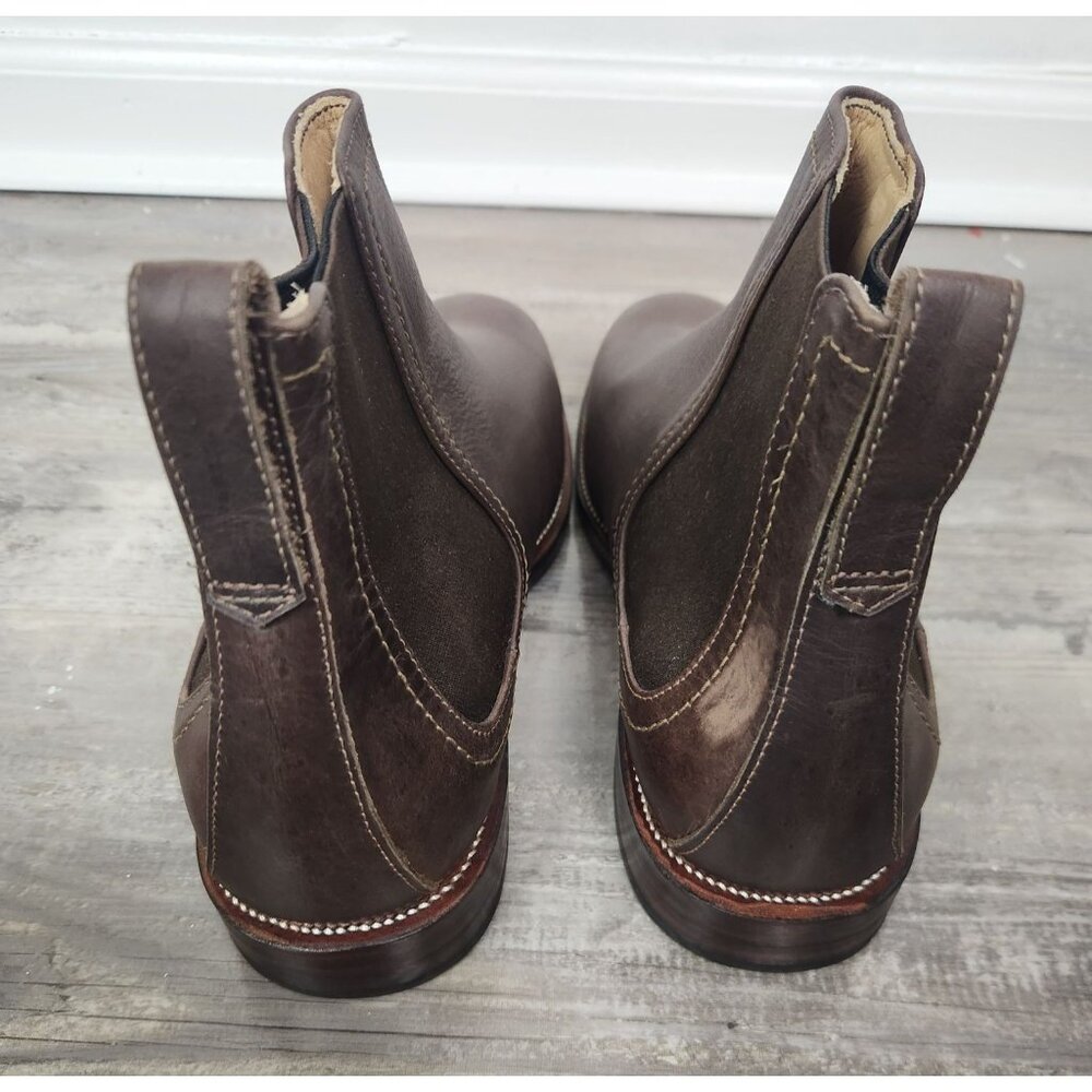 Adelante Made To Order Men's Sz. 9 EEE(Very Wide)  The Mendoza Boots In Mahogany - Picture 3 of 9